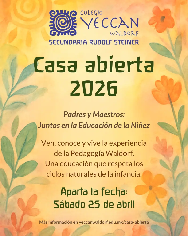 Cartel casa abierta 2026